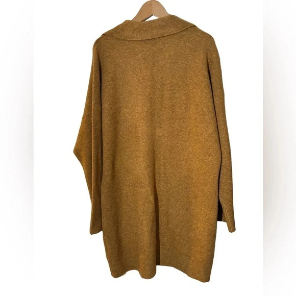 NWT Abercrombie & Fitch Collared Sweater Dress in Brown Size Petite XL - Picture 4 of 8